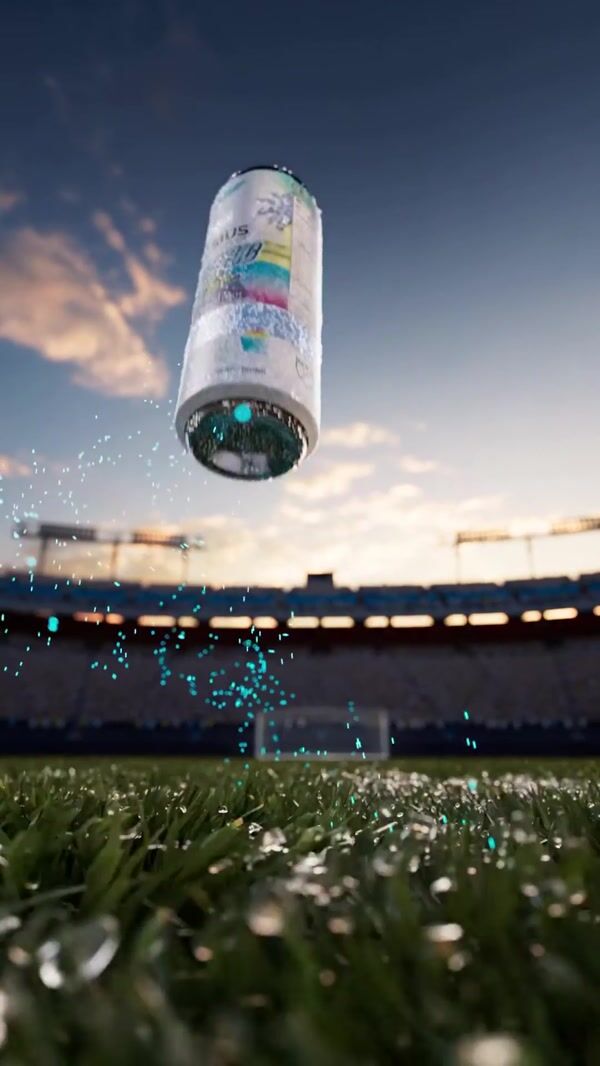 Celsius Can Lights Up Stadium Field