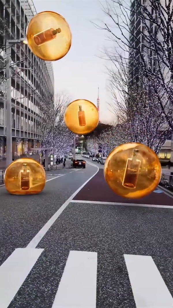 Shu Uemura Oil Bubbles Bouncing on Street