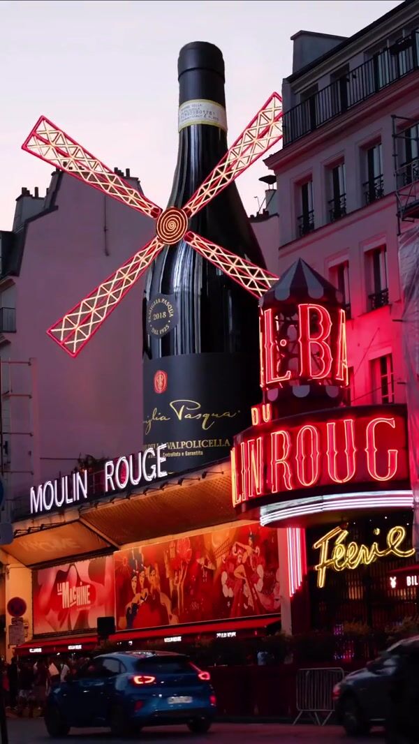 Pasqua Wine Bottle Windmill at Cabaret