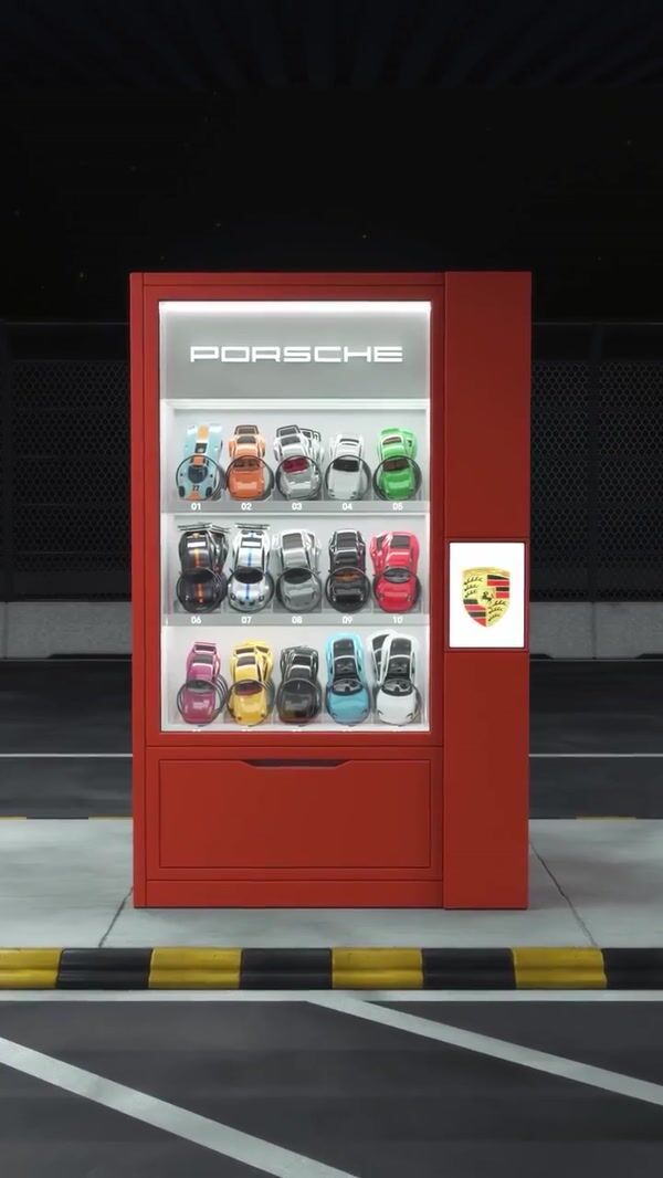 Porsche Vending Machine Releases Real Car