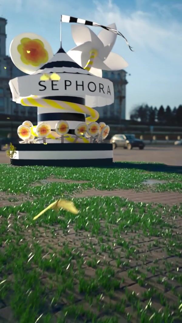 Sephora Flowers Bloom on Pavement