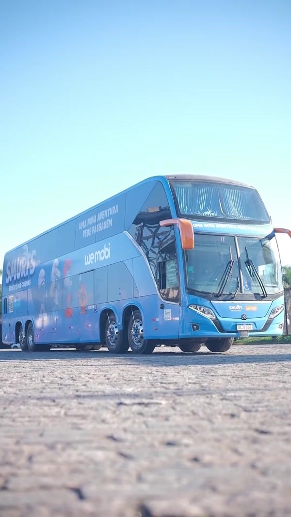 Paramount Smurfs Take Over Wemobi Bus