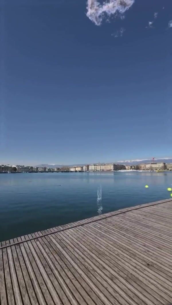 Gonet Geneva Open Water Jet Releases Tennis Balls
