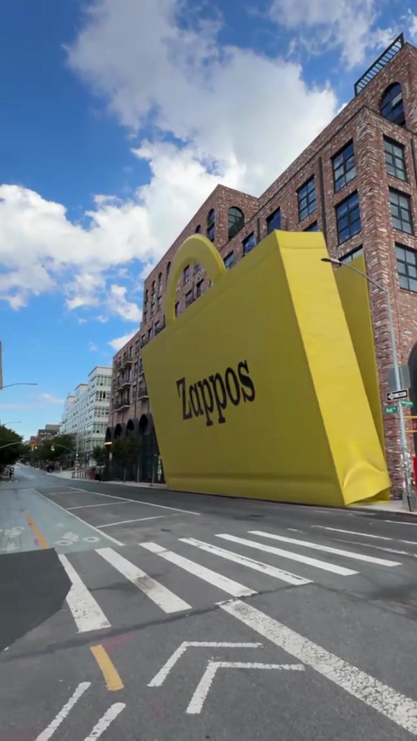 Zappos Yellow Paper Bag Reveals Footwear