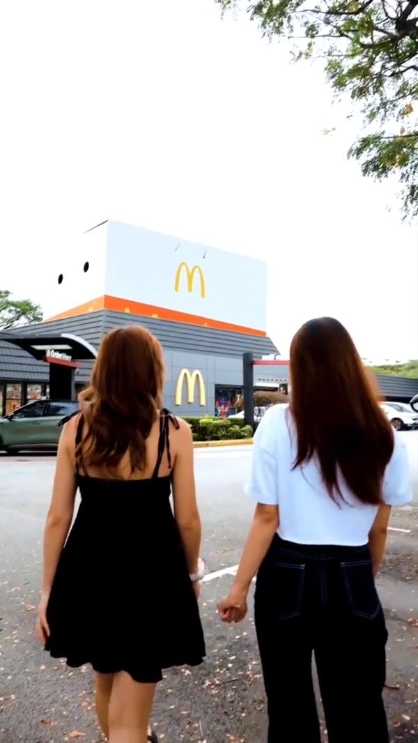 McDonald's Giant Chicken McCrispy in the Air