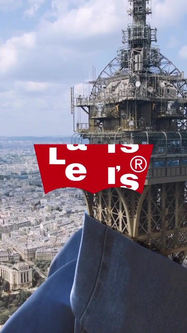 Levi’s Denim Dresses Parisian Landmarks