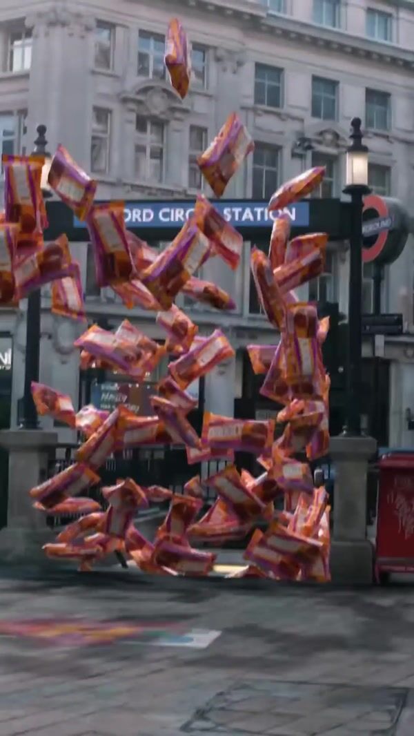 Drooly Chocolate Bars Erupts at Subway Entrance