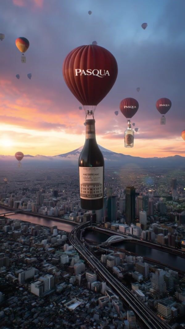 Pasqua Wines Hot Air Balloons Over Tokyo