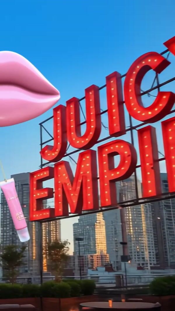 Lancôme Pink Lip Balloon Carries Lip Gloss