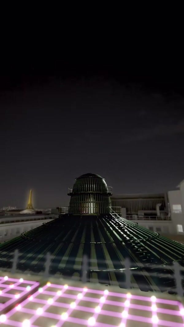 Galeries Lafayette Illuminated Dome UFO