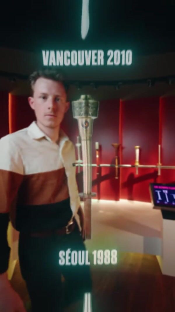 Olympic Museum Torch Selection Hologram