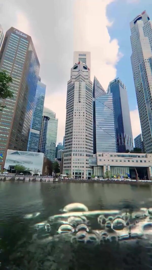 Starbucks Merlion Bearista Emerges from River