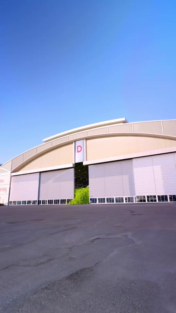 Emirates Airplane Pushes Through Tennis Balls