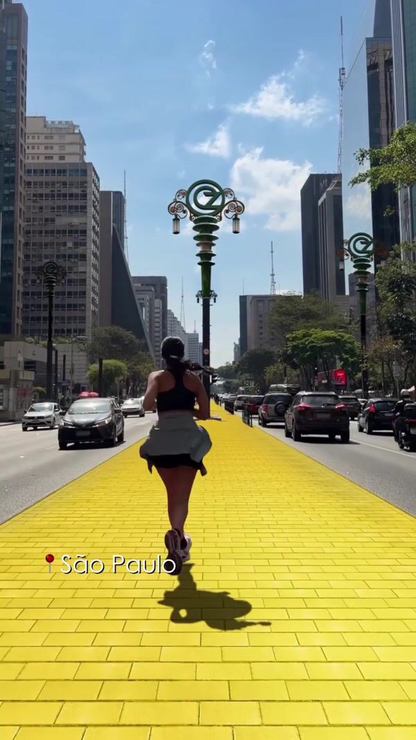 Wicked: For Good Yellow Brick Path Connects Cities