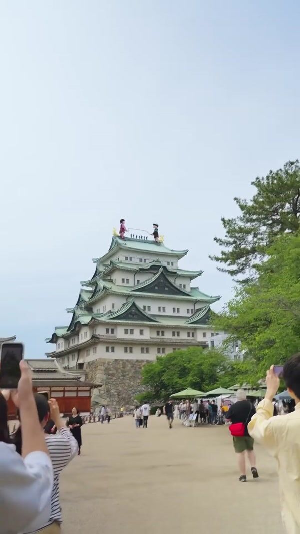Netflix Squid Game Jump Rope at Nagoya Castle