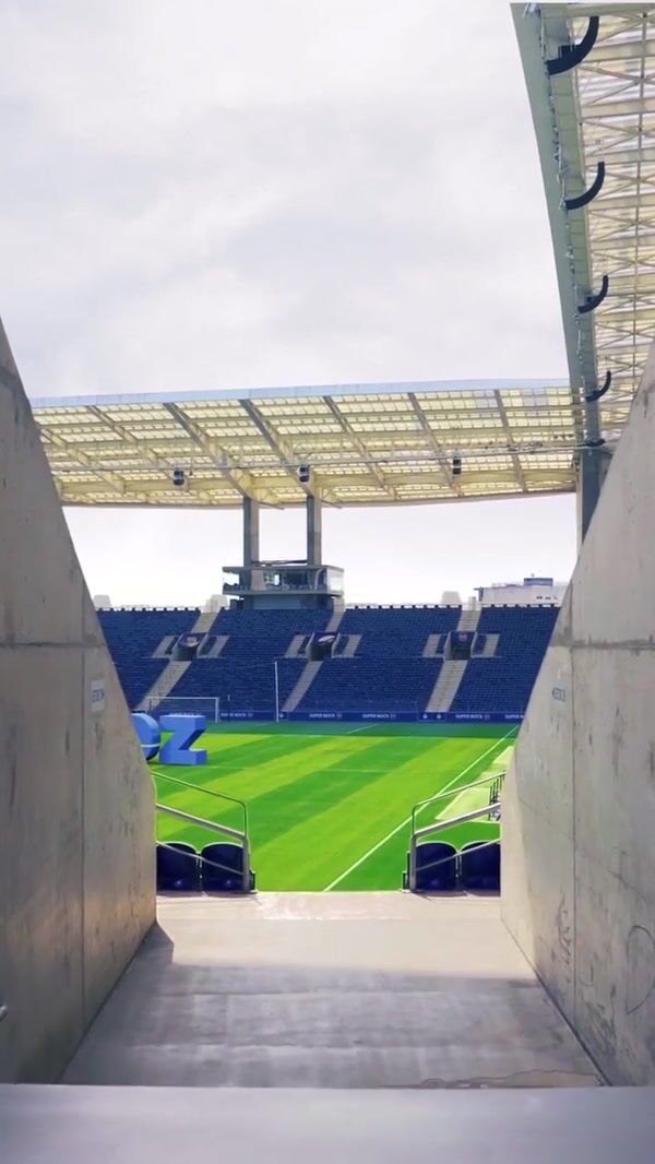 FC Porto Football Balloons Rain Down on Stadium
