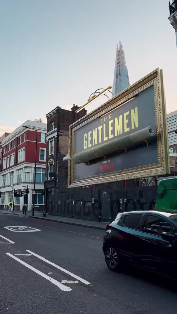 Netflix Burning Cigar Billboard