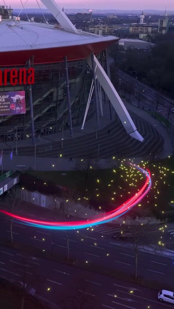 NetCologne Light Streak Reaches LANXESS Arena