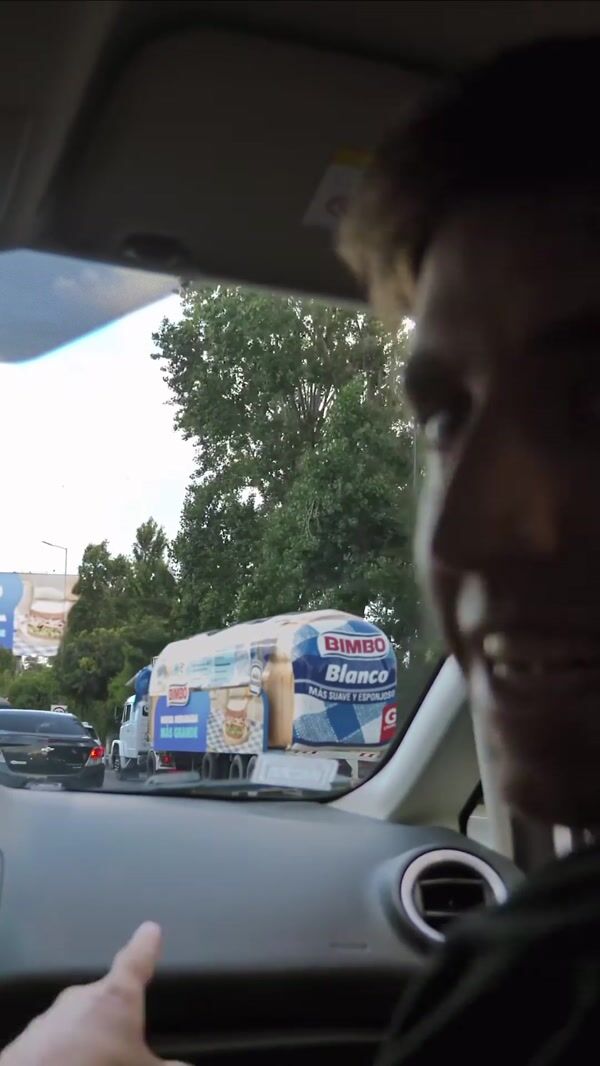 BIMBO Massive Sliced Bread on Truck