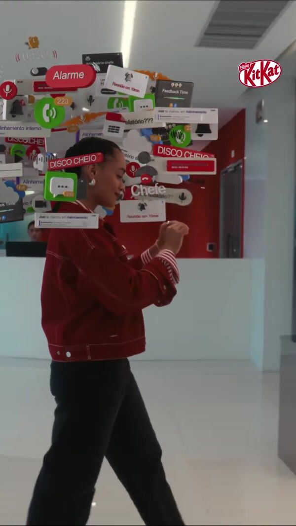 KitKat Break Frees Woman from Hovering Alerts