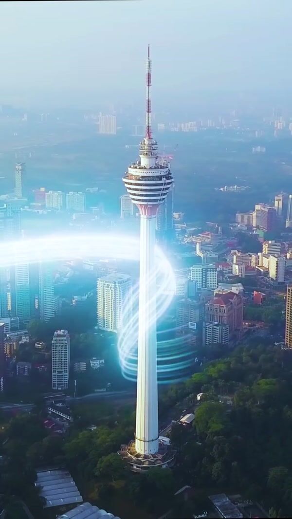 Nivea Kuala Lumpur Tower Becomes Giant Serum Tube