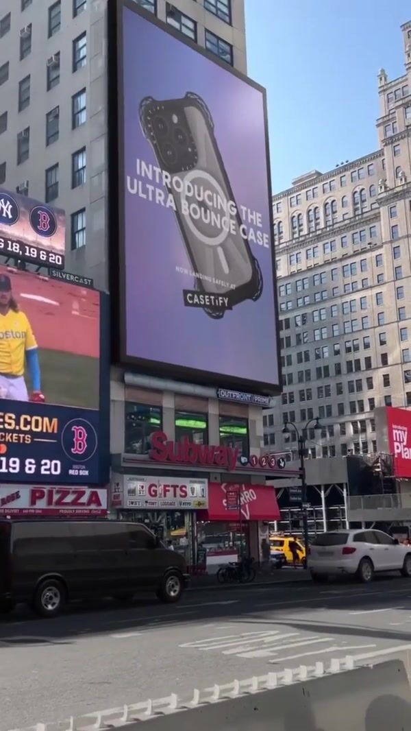 CASETiFY Phone Falls from Billboard