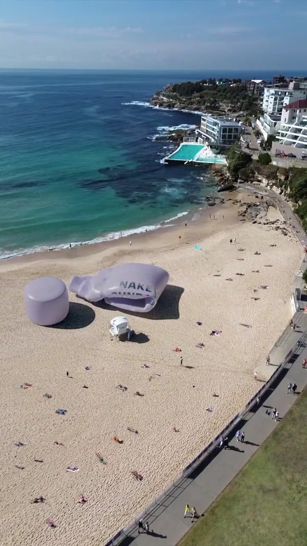 Naked Sundays Face Mist Inflates on Beach