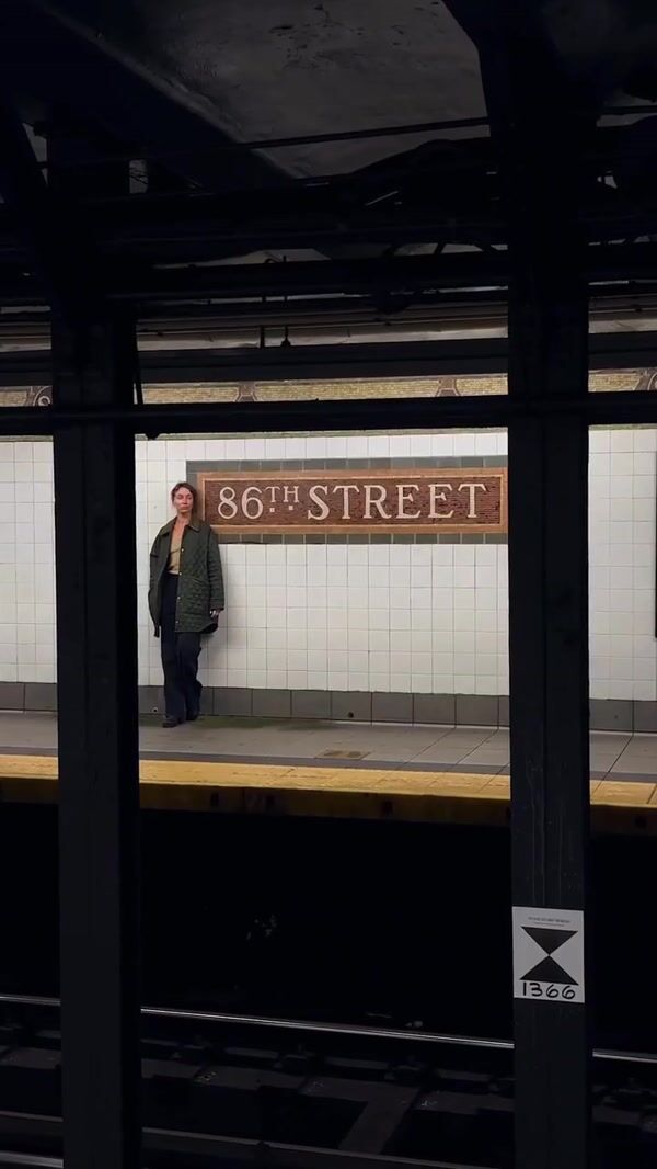 Barbour Subway Train Wrapped in Quilted Fabric