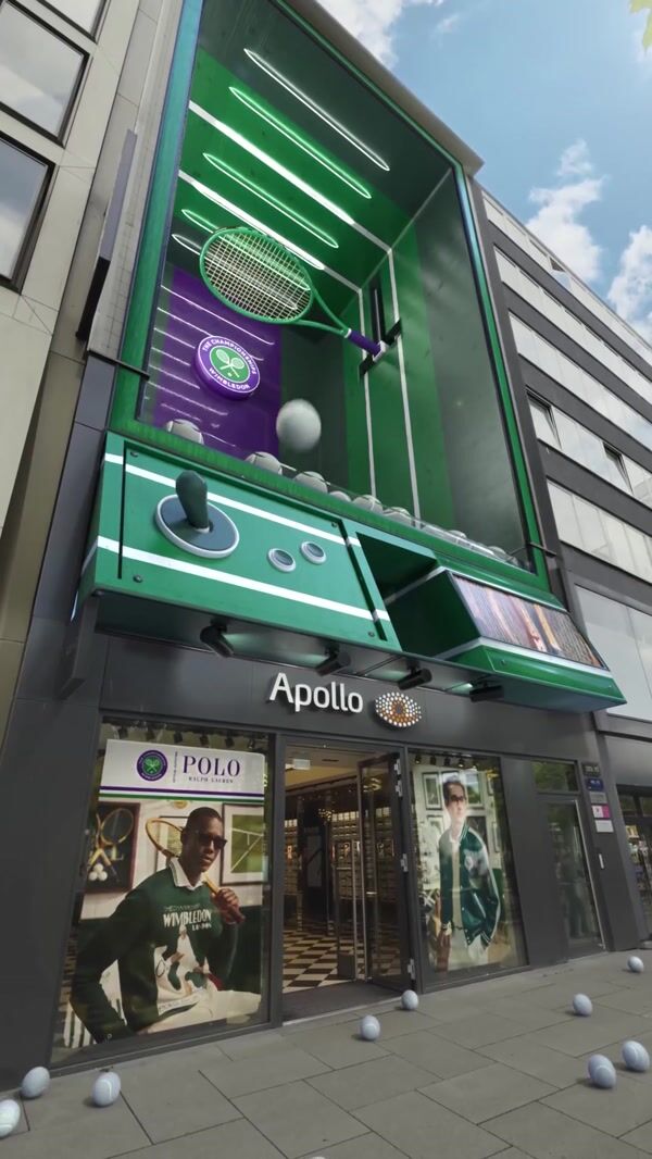Apollo Optics Tennis Ball Shifts Into Giant Glasses