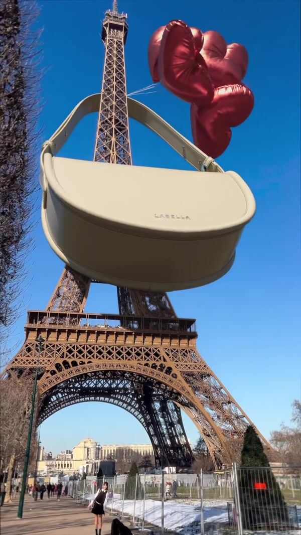 Labella Eiffel Tower Wears a Handbag