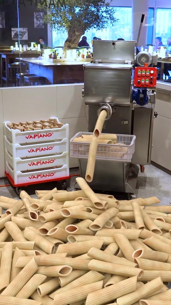 Vapiano Pasta Machine Overload Inside Restaurant