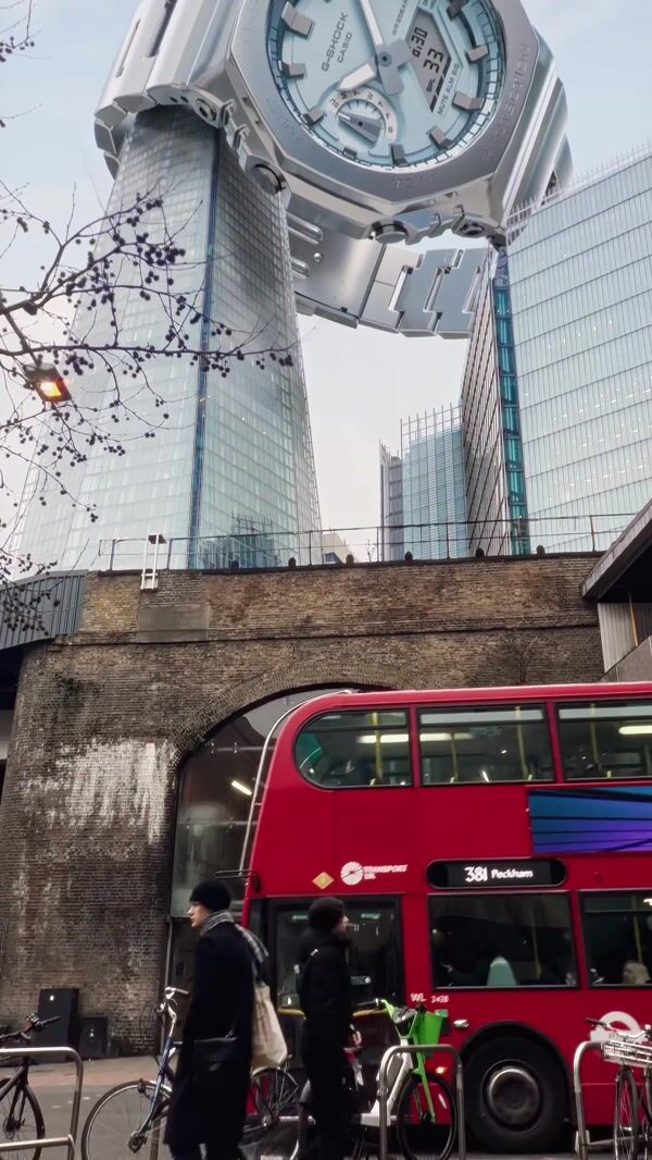 G-SHOCK Watch Wrapped on The Shard