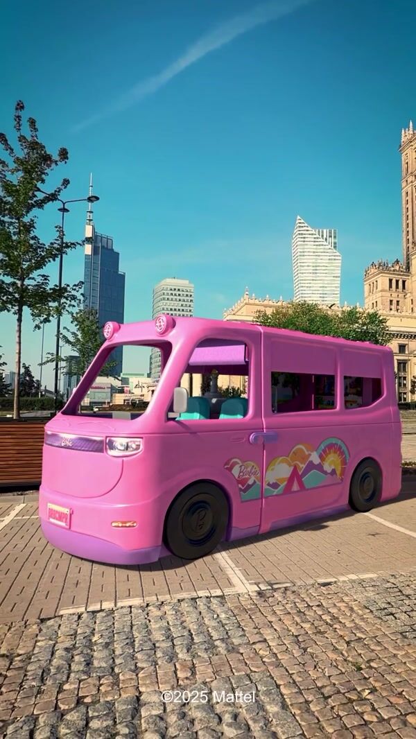 Mattel Life-Size Barbie Dream Camper in City