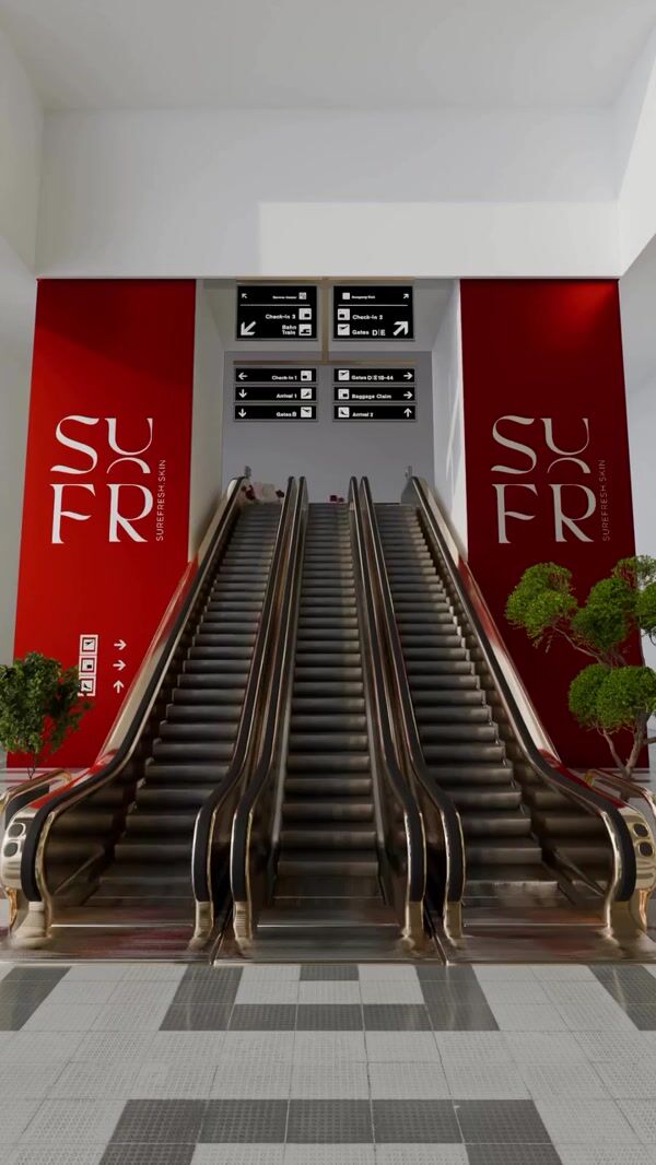 SUREFRESH.SKIN Airport 3D Animation