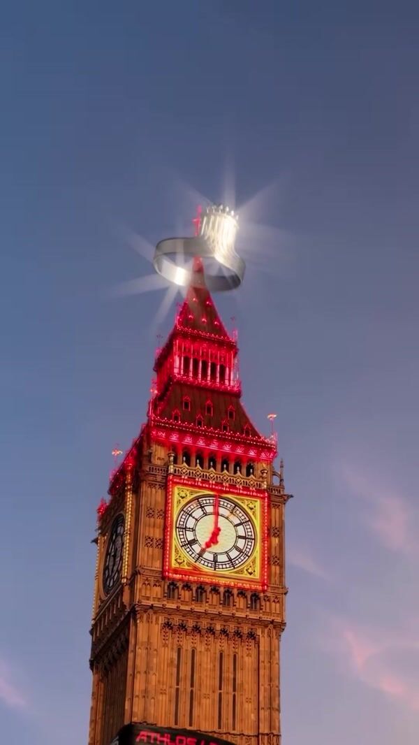 Athlos Giant Ring Lands on Big Ben