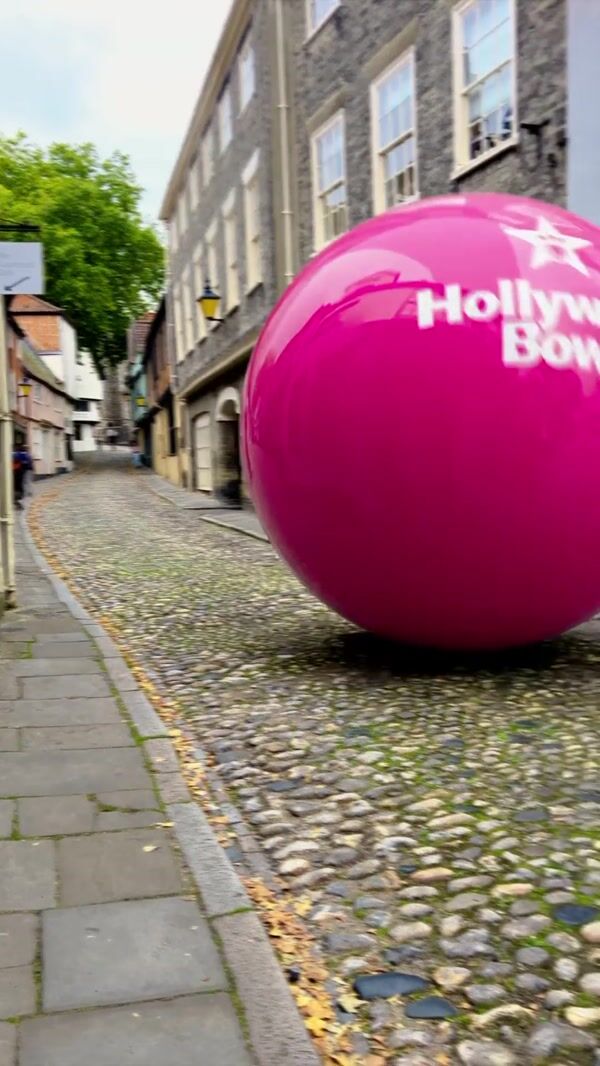 Hollywood Bowl Giant Bowling Ball and Dart in Norwich