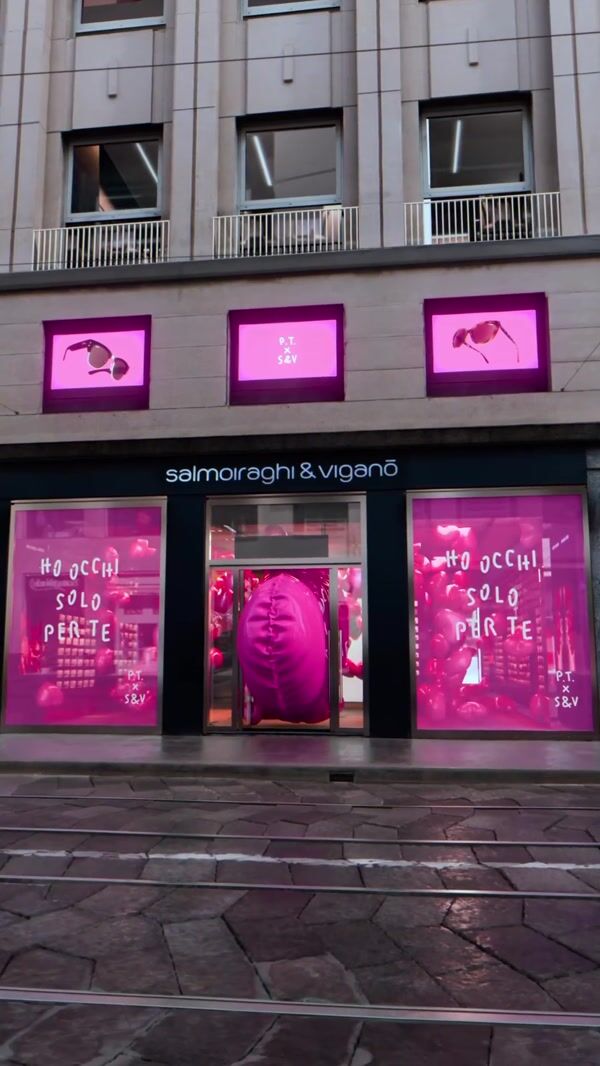 Salmoiraghi & Viganò Heart Balloons Float Out of Store