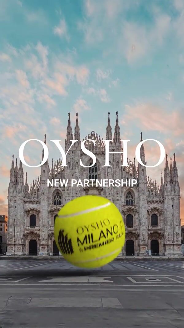 OYSHO Tennis Ball Bouncing in Milan