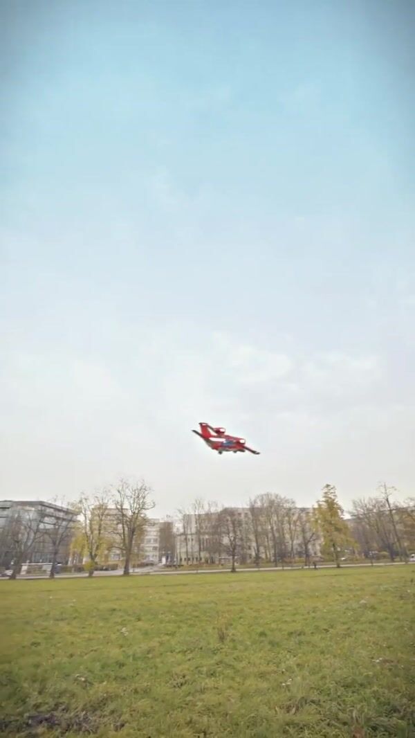 LEGO Giant Rescue Plane Lands in Park