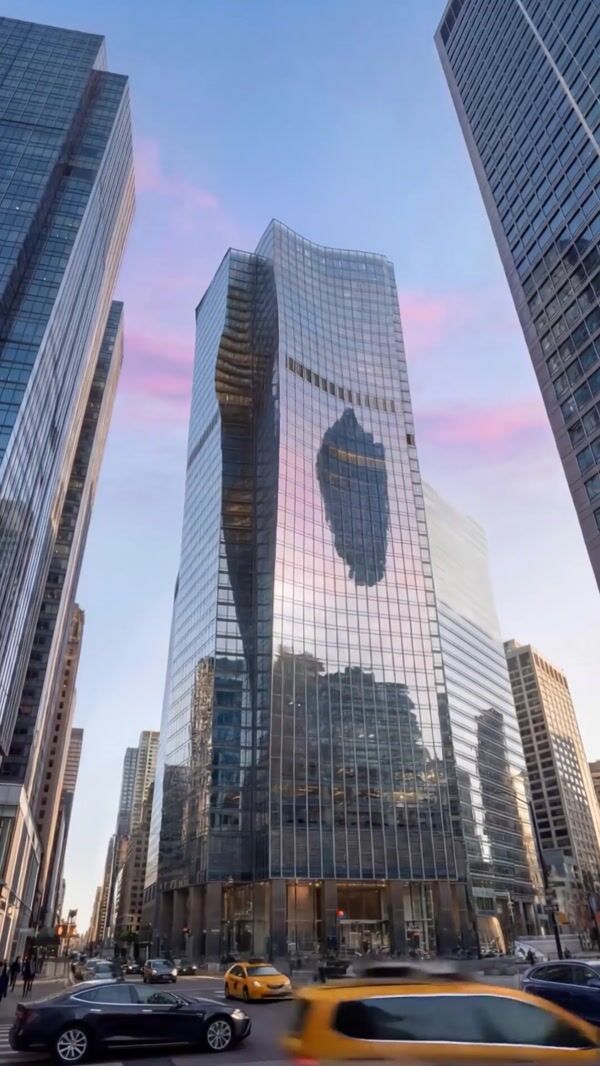 L’Oréal Building Unwraps to Reveal Giant Bottle