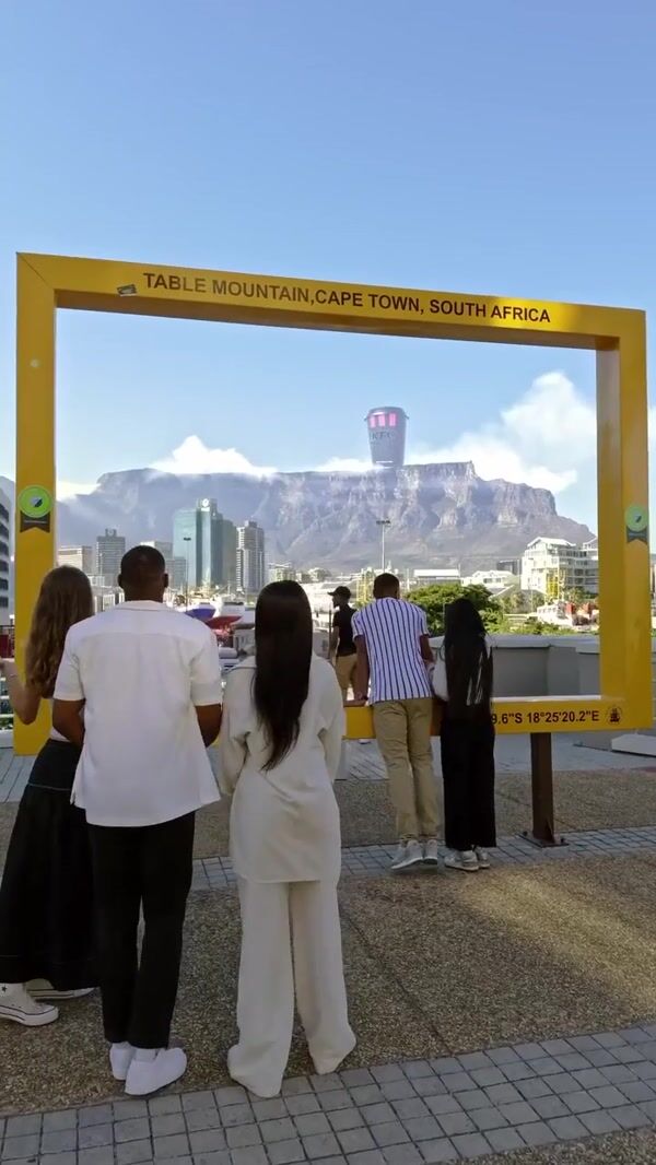 KFC Giant Coffee Cup on Table Mountain