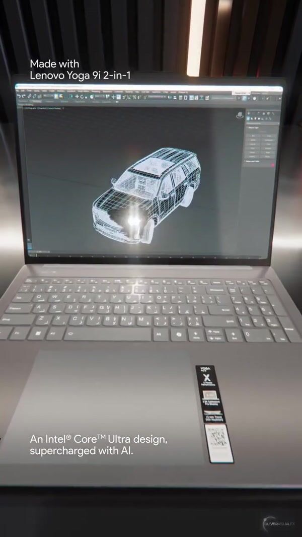 Lenovo 3D SUV Goes Off-screen From Laptop