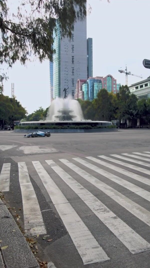 American Express F1 Car Drifting in Mexico