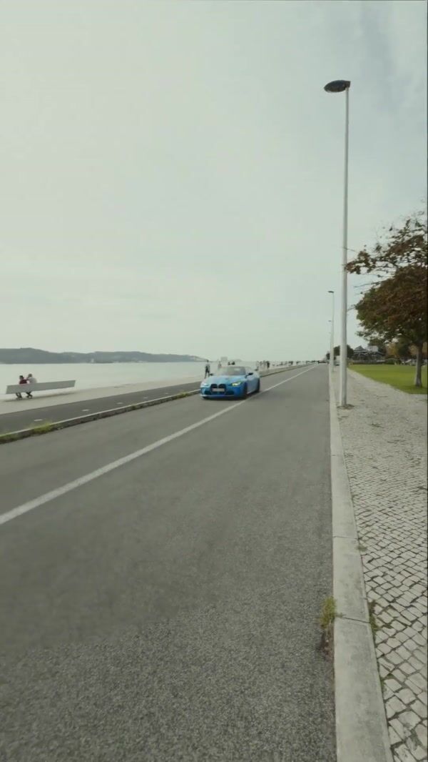 BMW Car Does the Loop-the-Loop on Highway