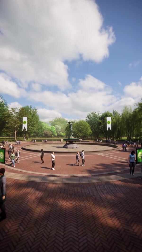 Garnier Giant Cleansing Water Turns into Fountain
