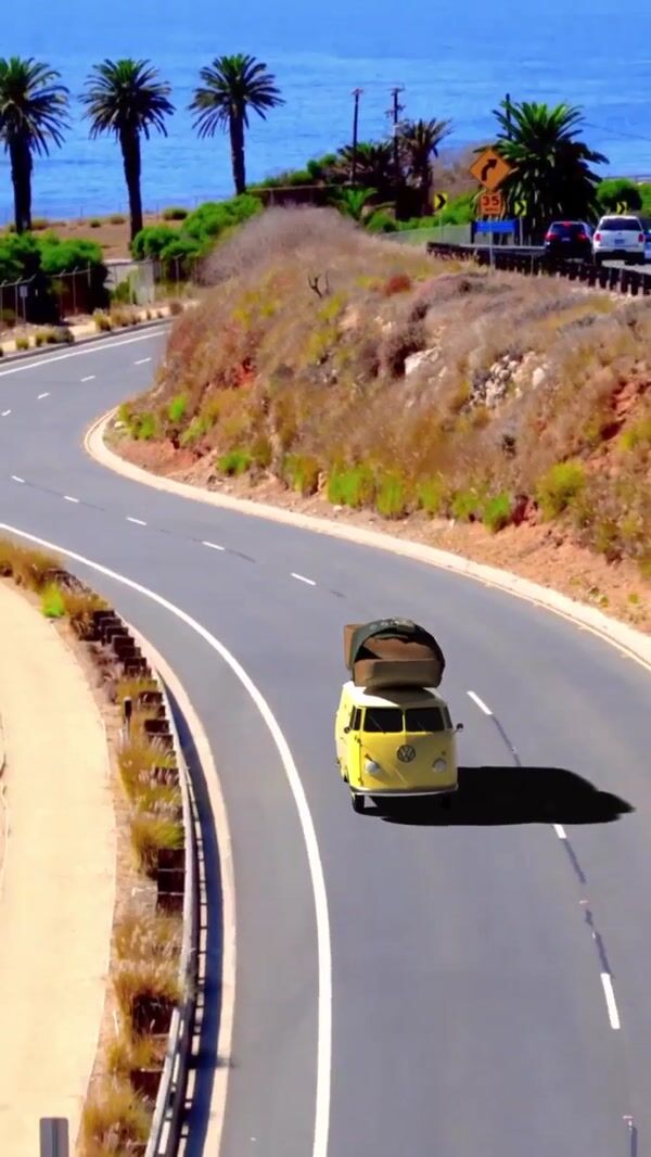 RE/DONE Volkswagen Bus Carries Giant Sandals