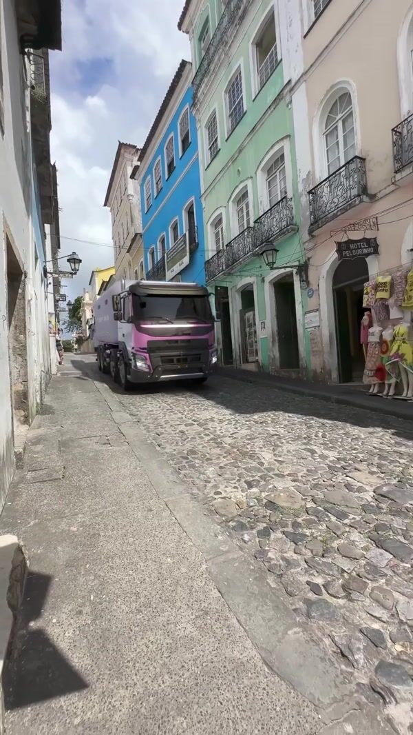 Fenty Beauty Products Delivery Truck in Brazil