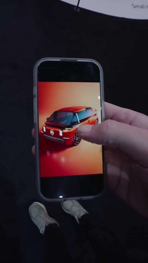 Citroën Cars Swiped from Phone into Real Life