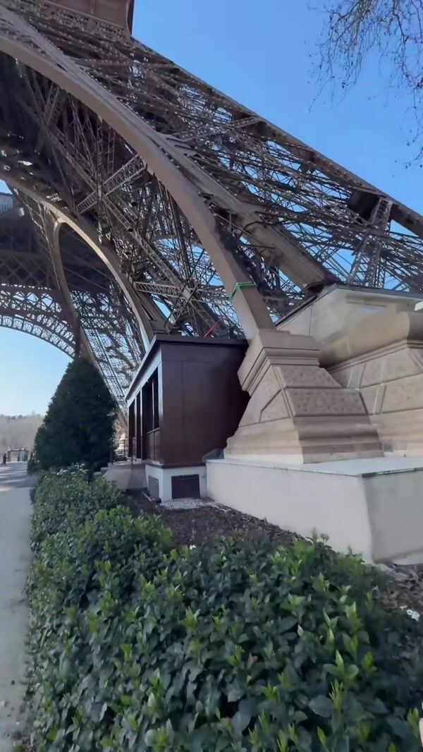 LEGO Eiffel Tower Covered with LEGO Bricks
