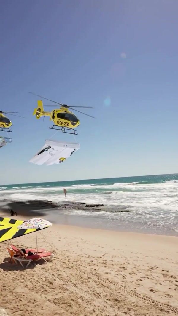 Noizz Helicopter Transports Beachwear